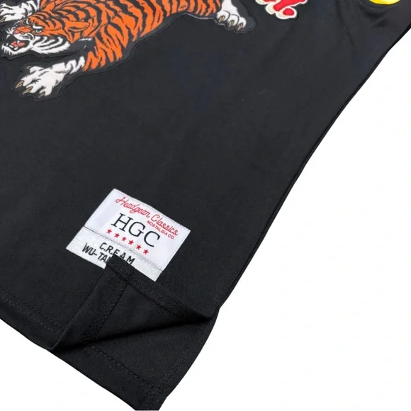 Wu-Tang Clan CREAM Tiger Jersey Tank Top Streetwear M–L - Picture 4 of 6